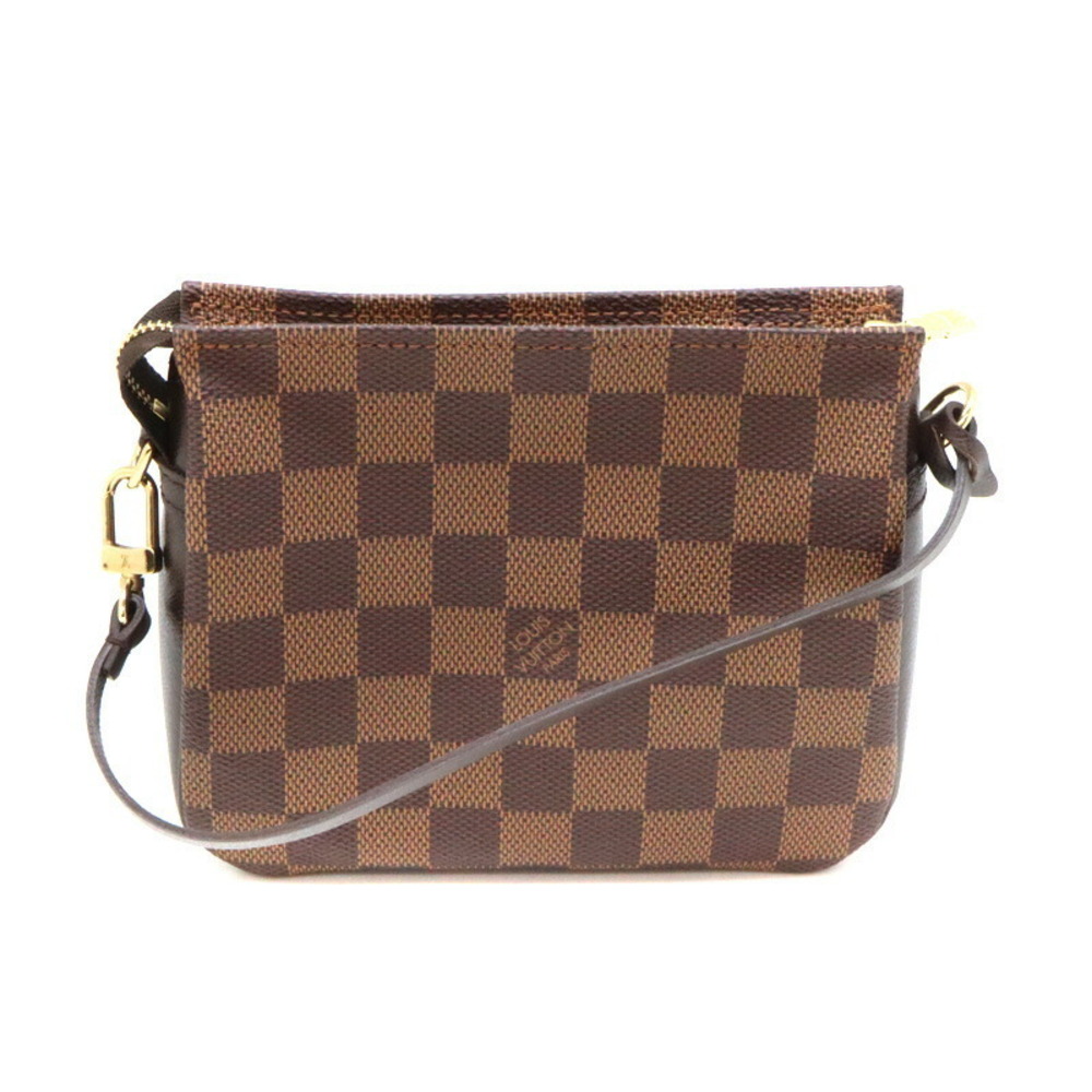 Louis Vuitton Trousse Makeup Clutch Damier Brown